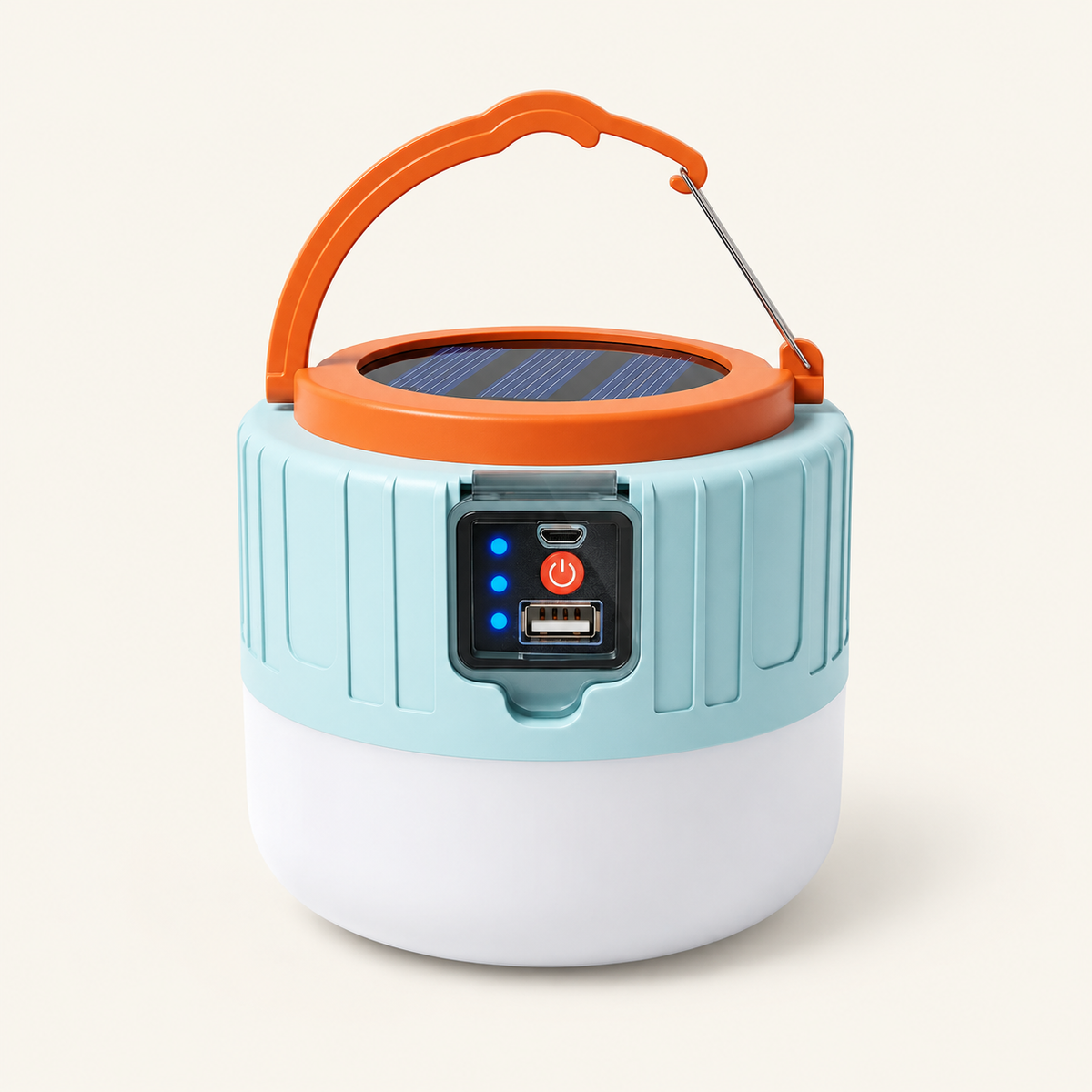 Aurora Camping Lantern, Solar and USB Rechargeable, view 1