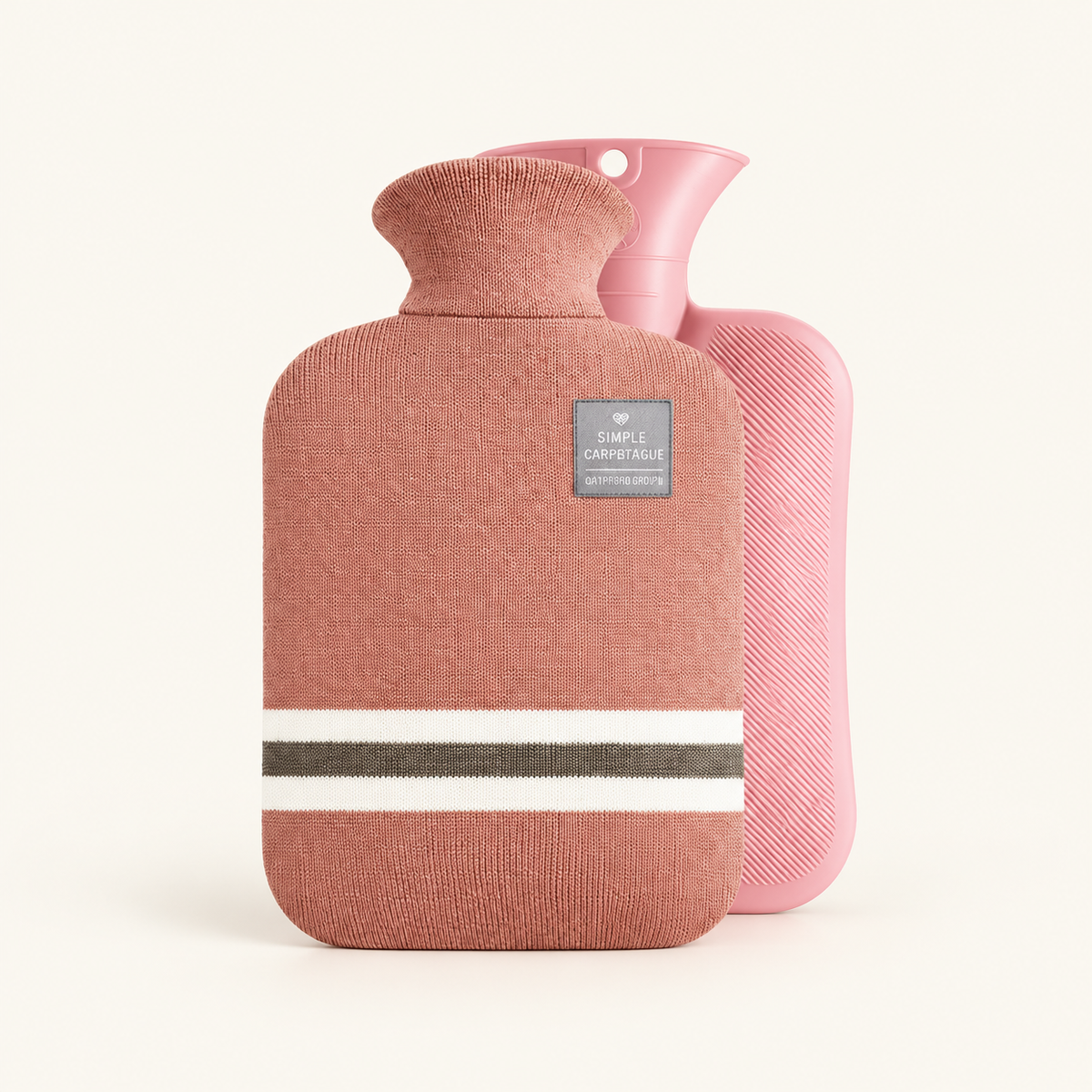 Hearth Hot Water Bottle, 2 L with Knit Cover, view 3