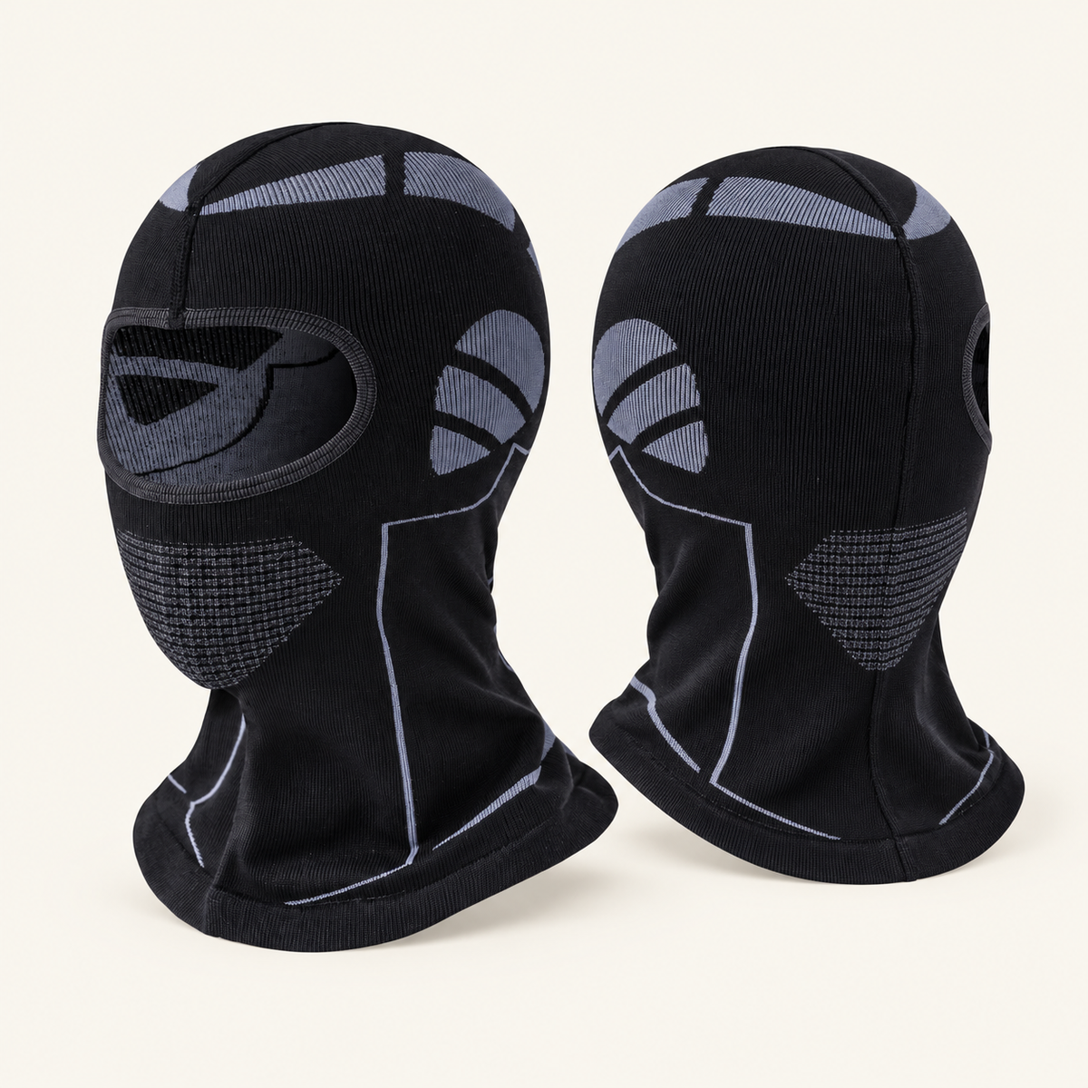 Flurry Knit Balaclava with Mesh Mouth Panel, view 2