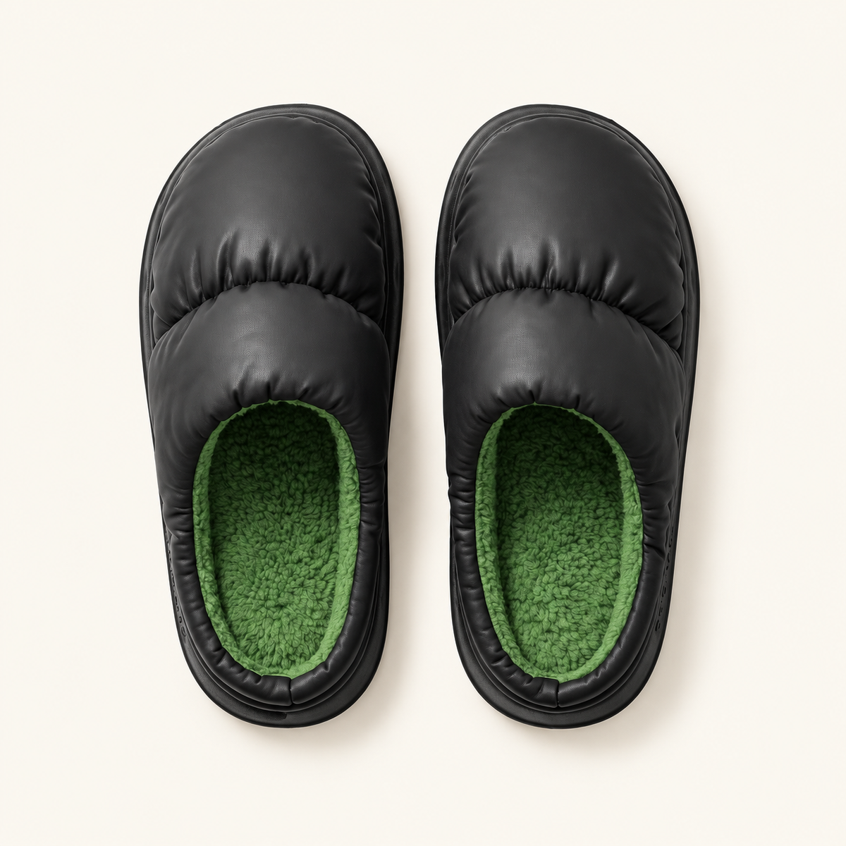 Hearth Quilted Slippers, Fleece-Lined Slip-On, view 3