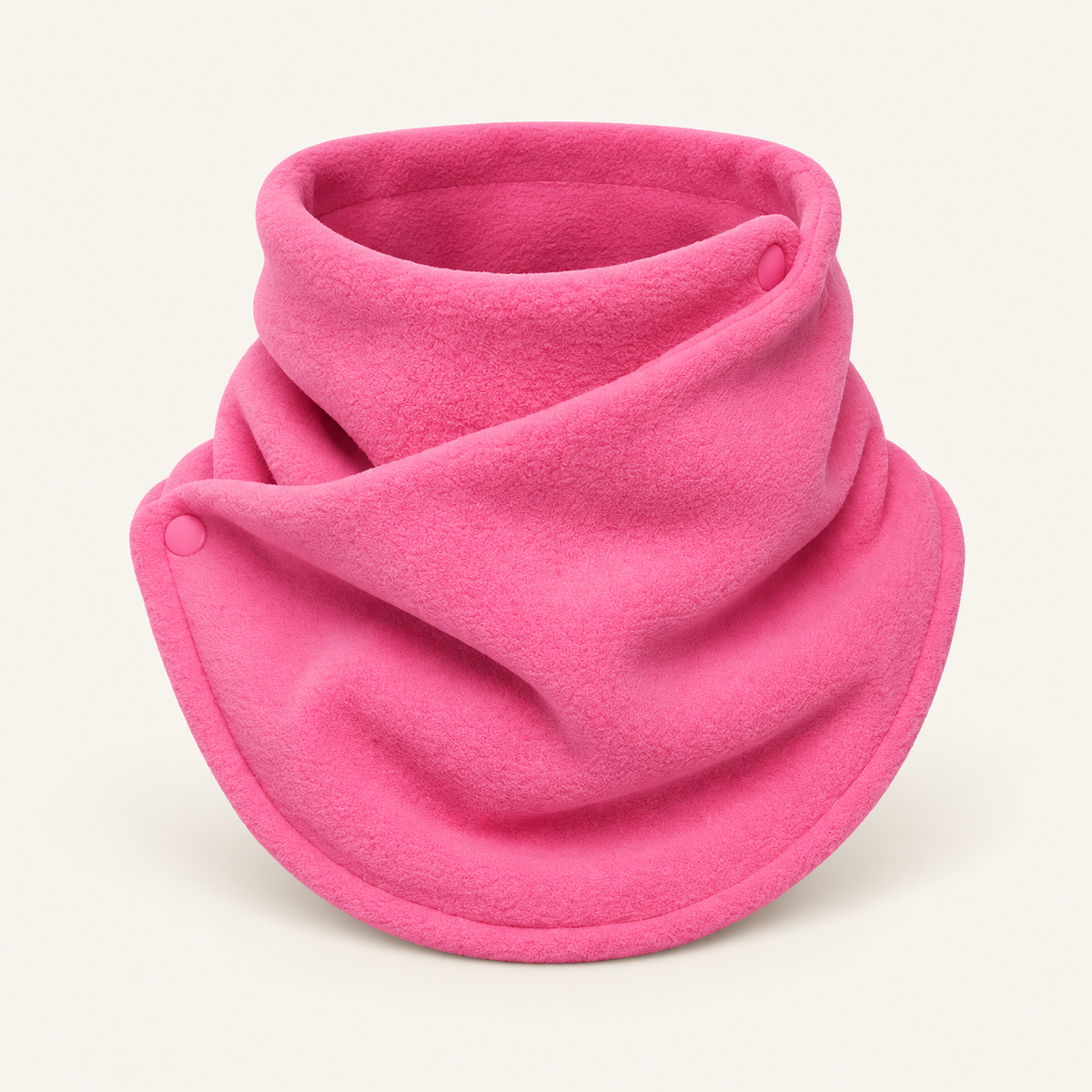 Flurry Fleece Neck Warmer with Snap Fasteners, view 3