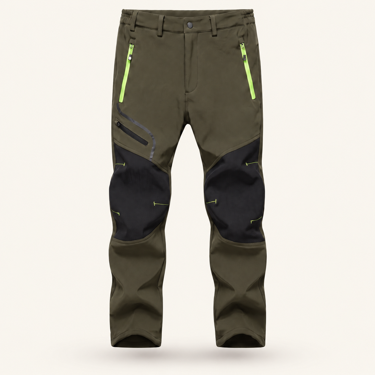 Ranger Men's Insulated Walking Pants, Reinforced Knees, view 2