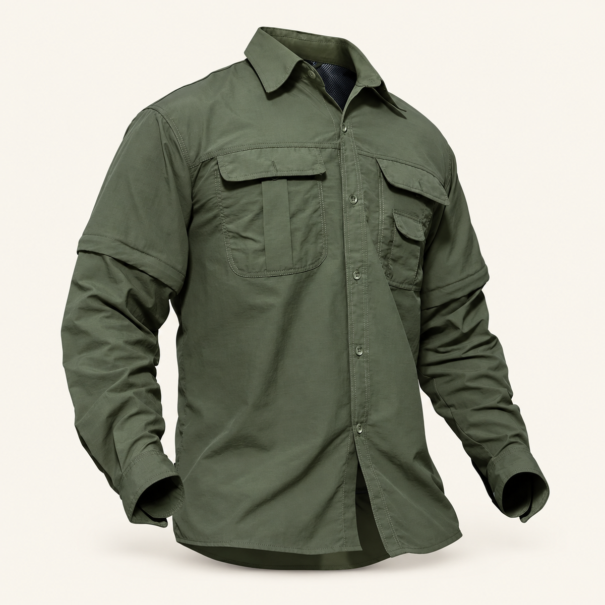 Switchback Hiking Shirt with Zip-Off Sleeves, view 1