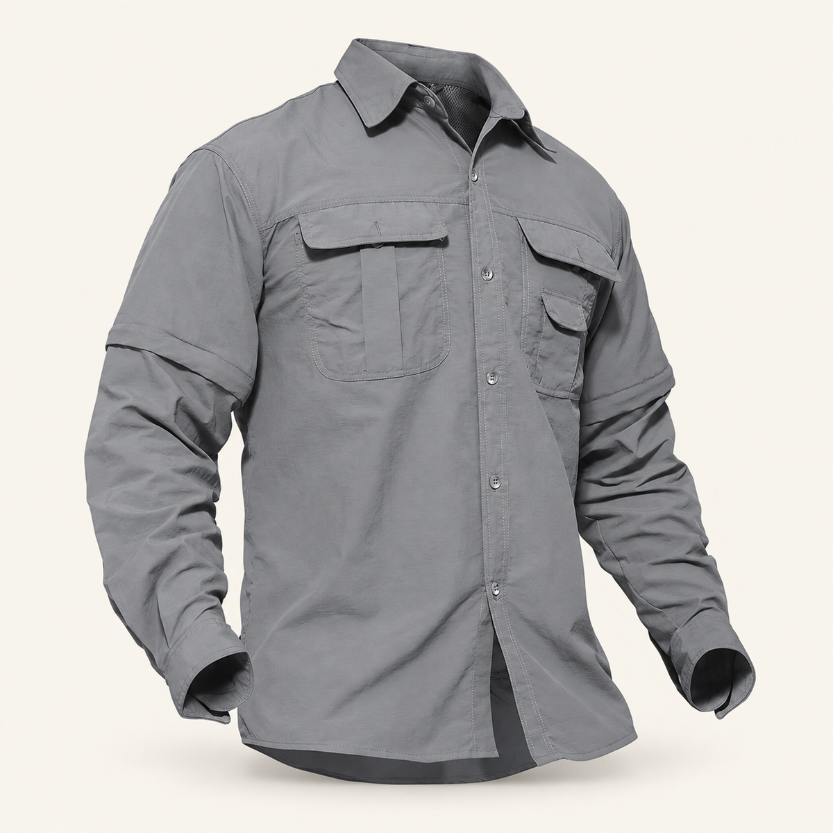 Switchback Hiking Shirt with Zip-Off Sleeves, view 2