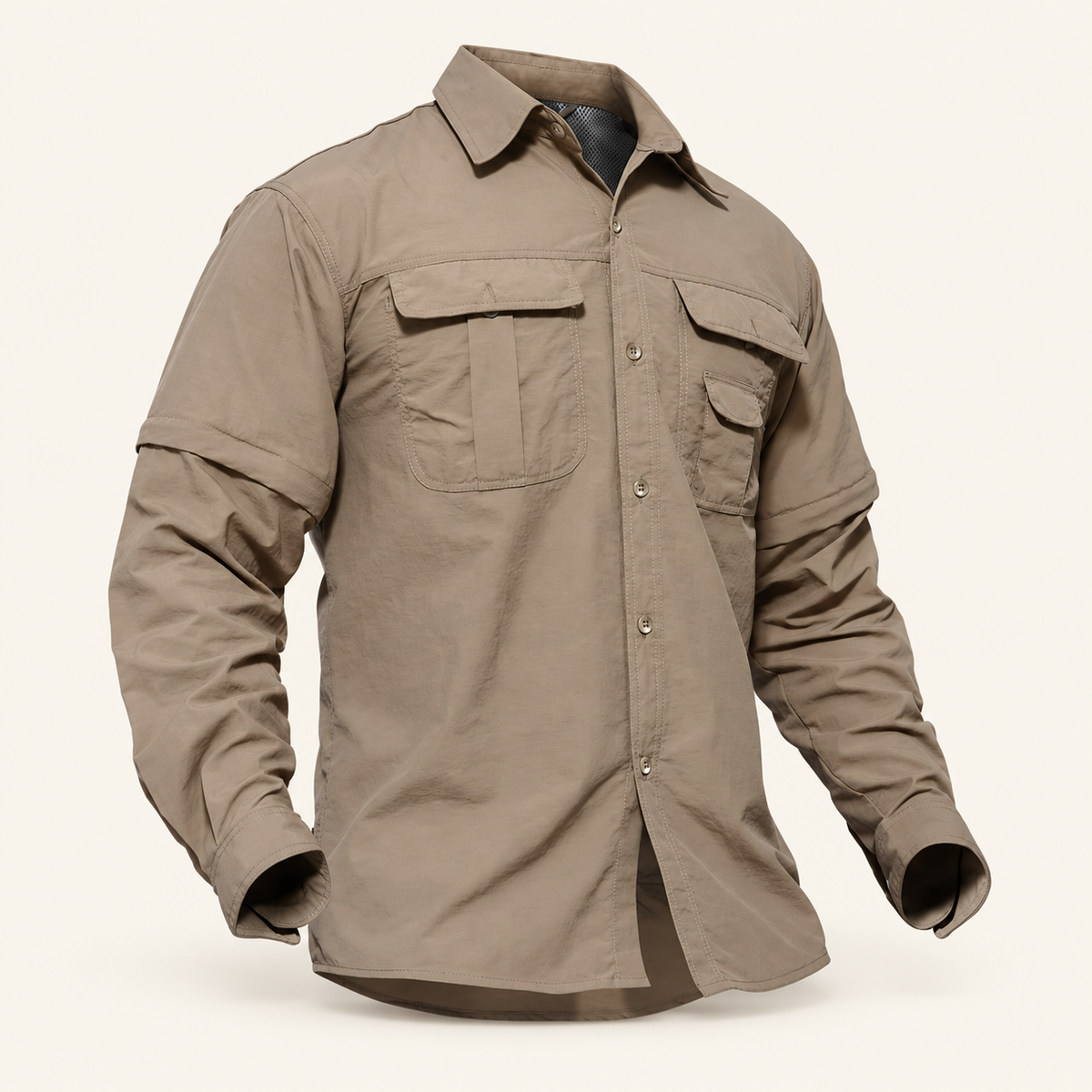 Switchback Hiking Shirt with Zip-Off Sleeves, view 3