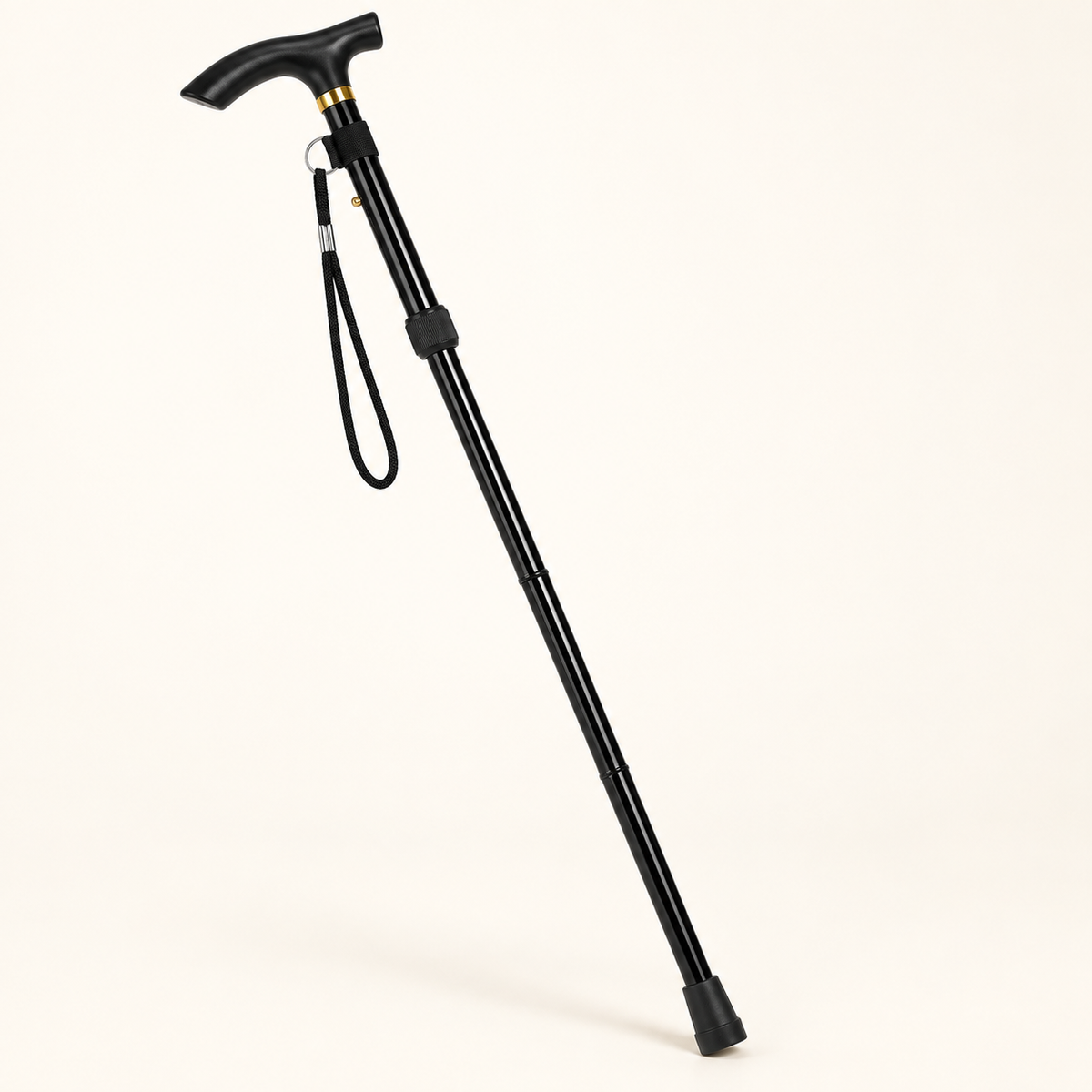 Steady Folding Walking Cane, Adjustable 85–95 cm, view 1