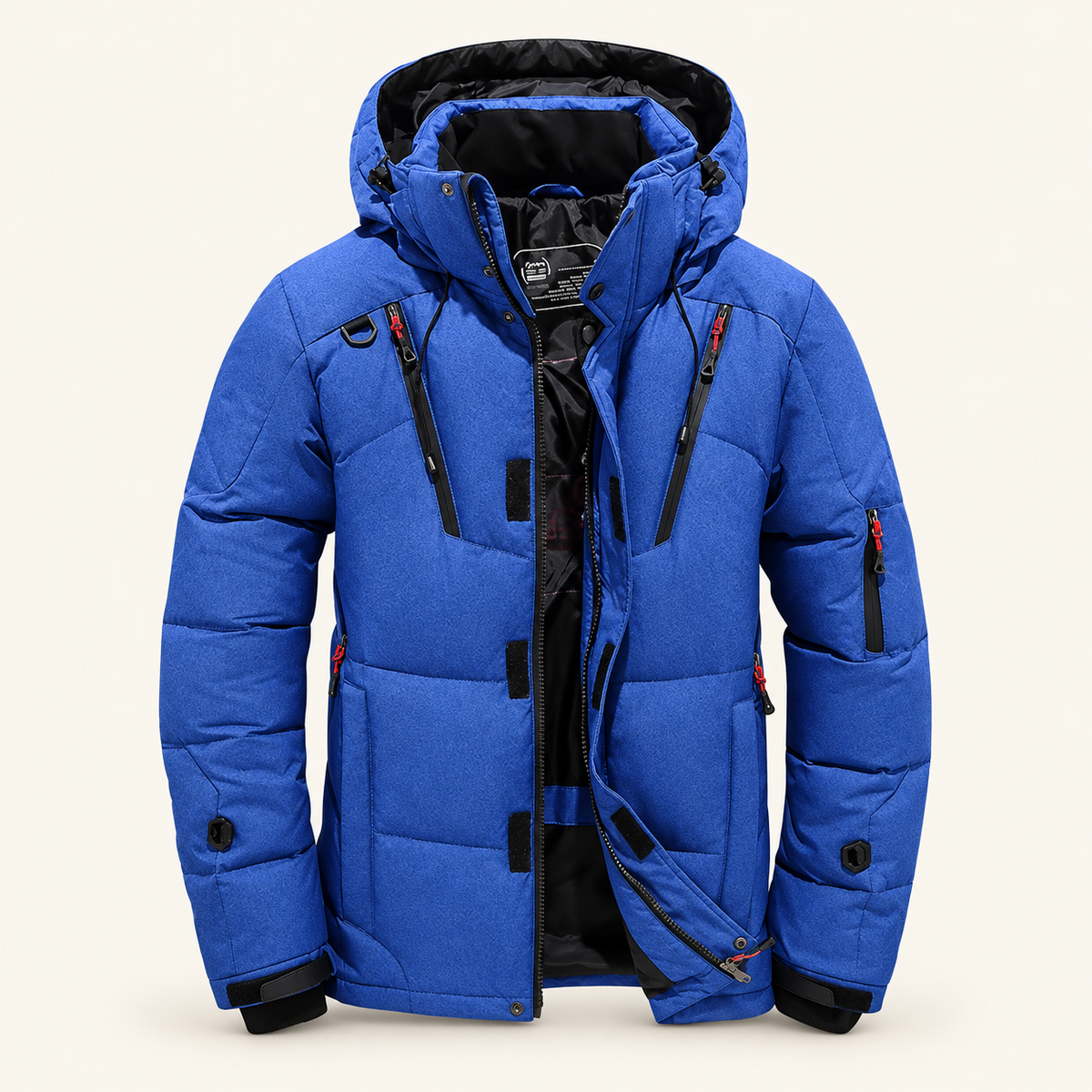 Tamarack Winter Jacket, Insulated and Quilted with Hood, view 2