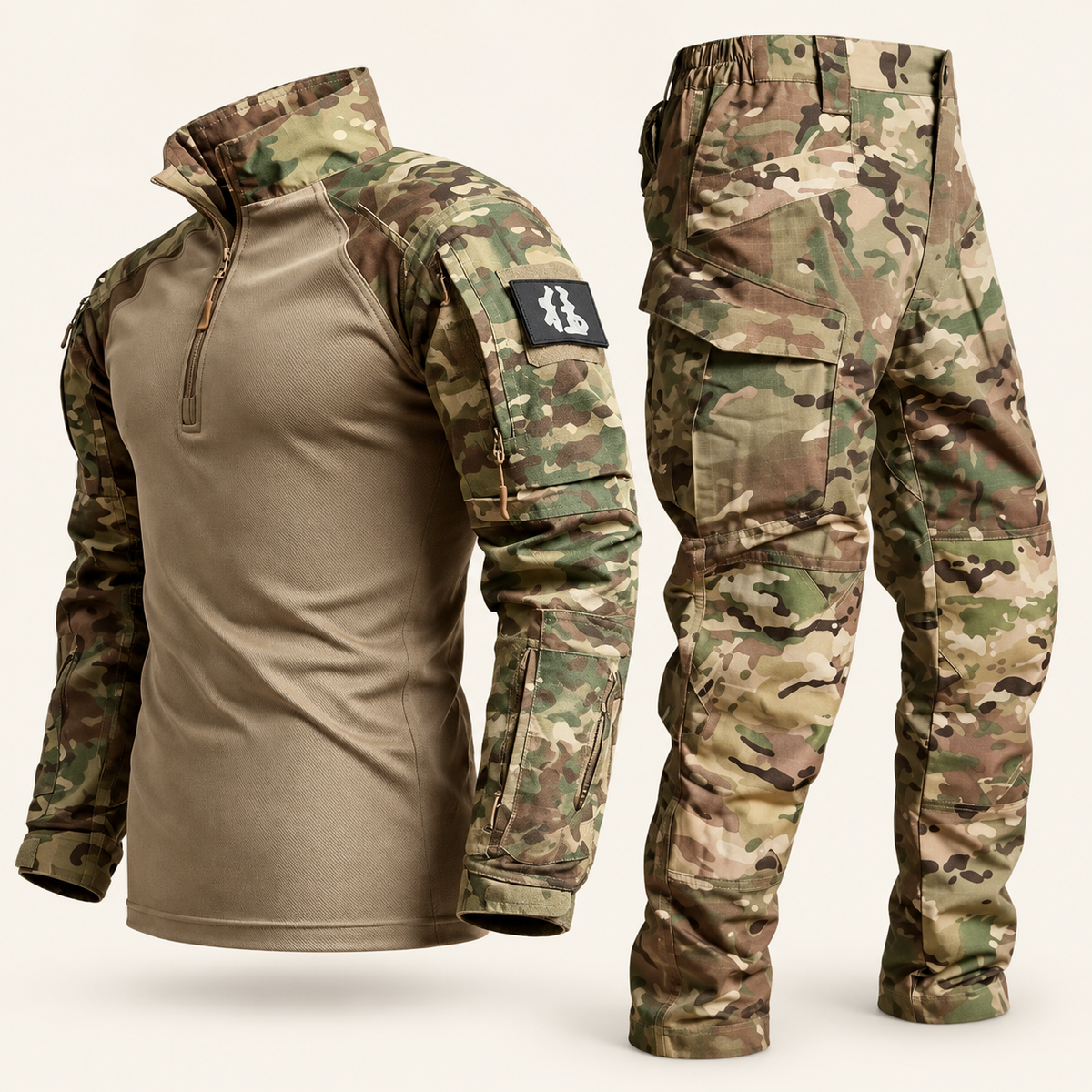 Backcountry Men's Camo Shirt and Pants Set, view 1