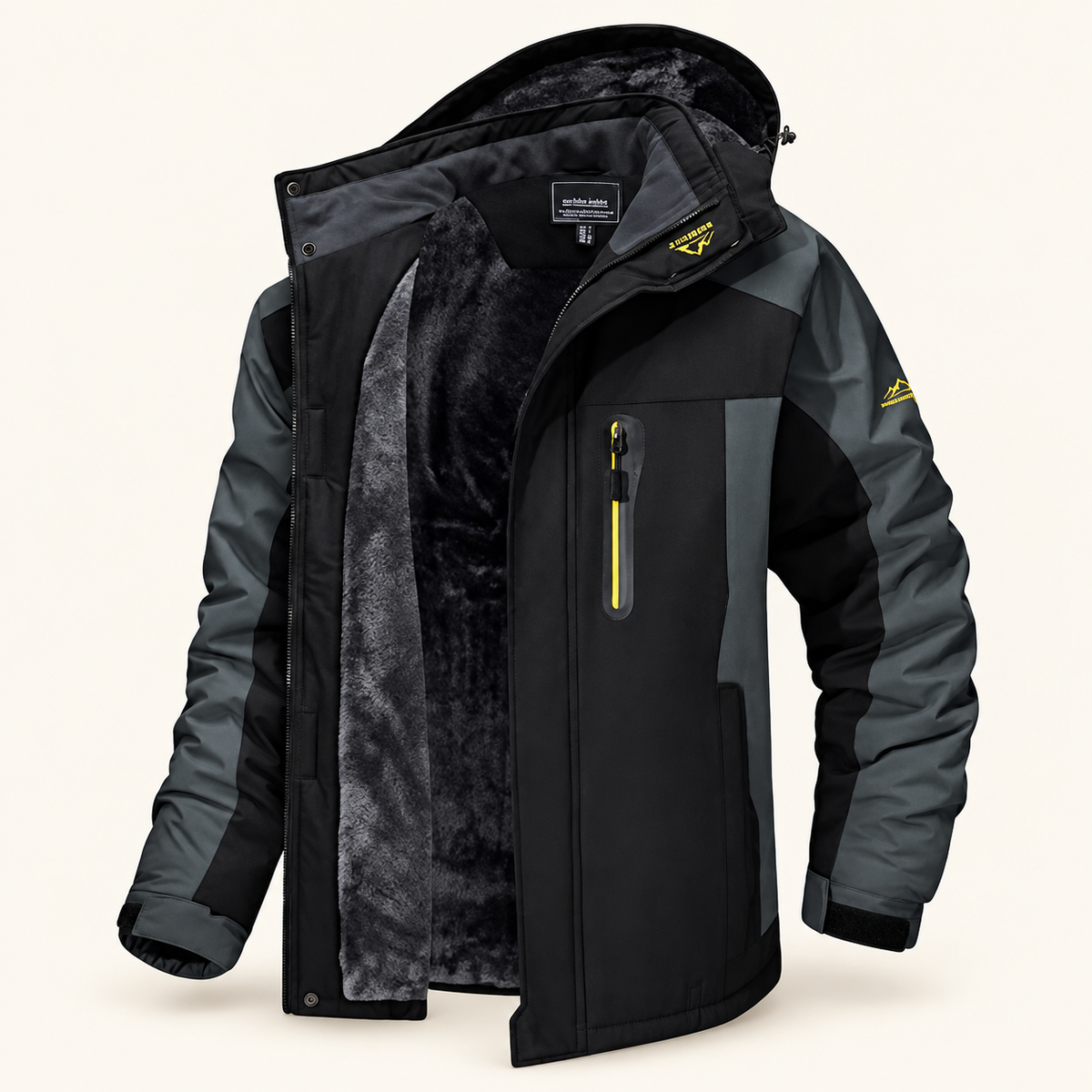 Balsam Men's Fleece-Lined Jacket with Hood, view 2