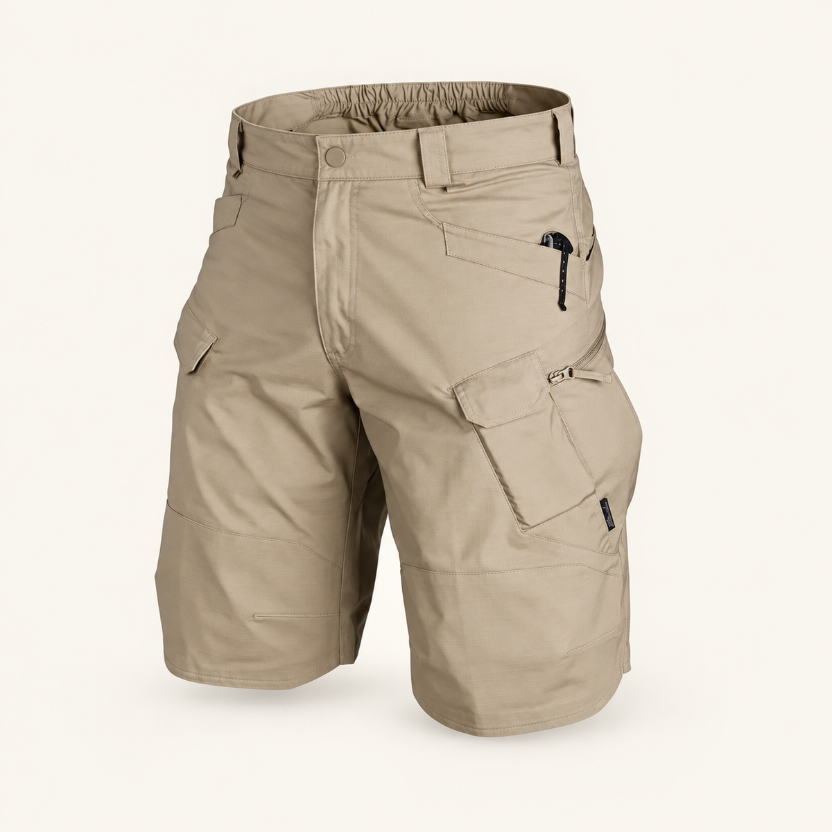 Ranger Men's Six-Pocket Cargo Shorts, Stretch Waist, view 1