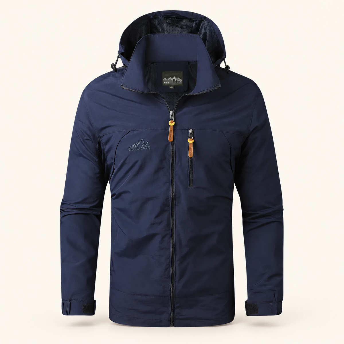 Headland Men's Spring and Fall Jacket, Detachable Hood, view 4
