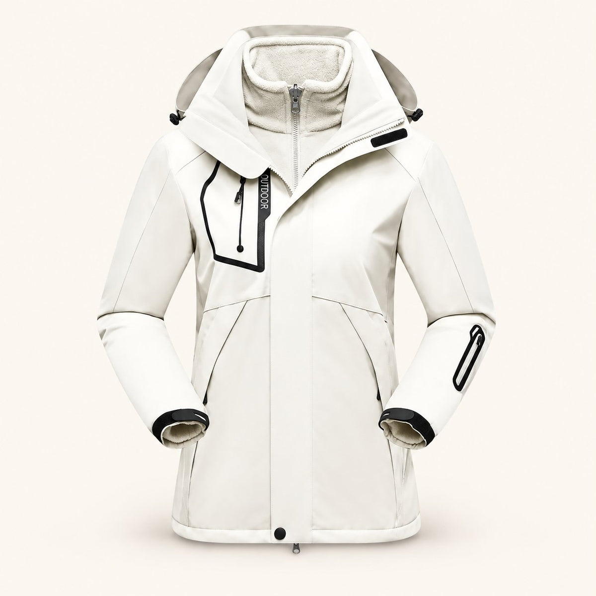 Hemlock Women's Fleece-Lined Outdoor Jacket, view 2