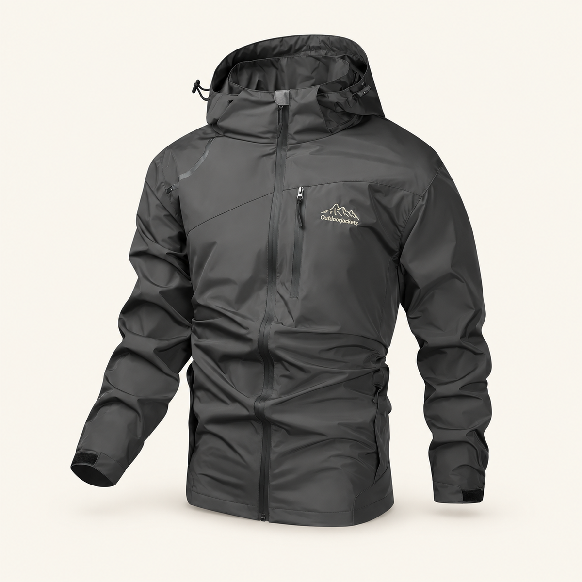 Shoreline Men's Jacket with Adjustable Hood, view 2