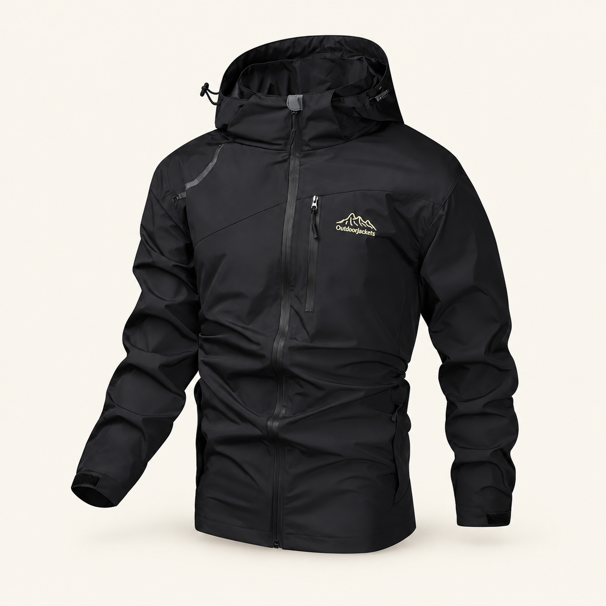 Shoreline Men's Jacket with Adjustable Hood, view 3