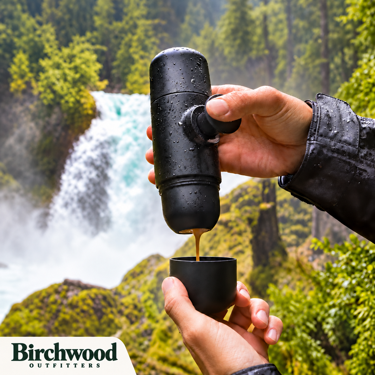 Birchwood TrailPress Portable Espresso Maker, view 2