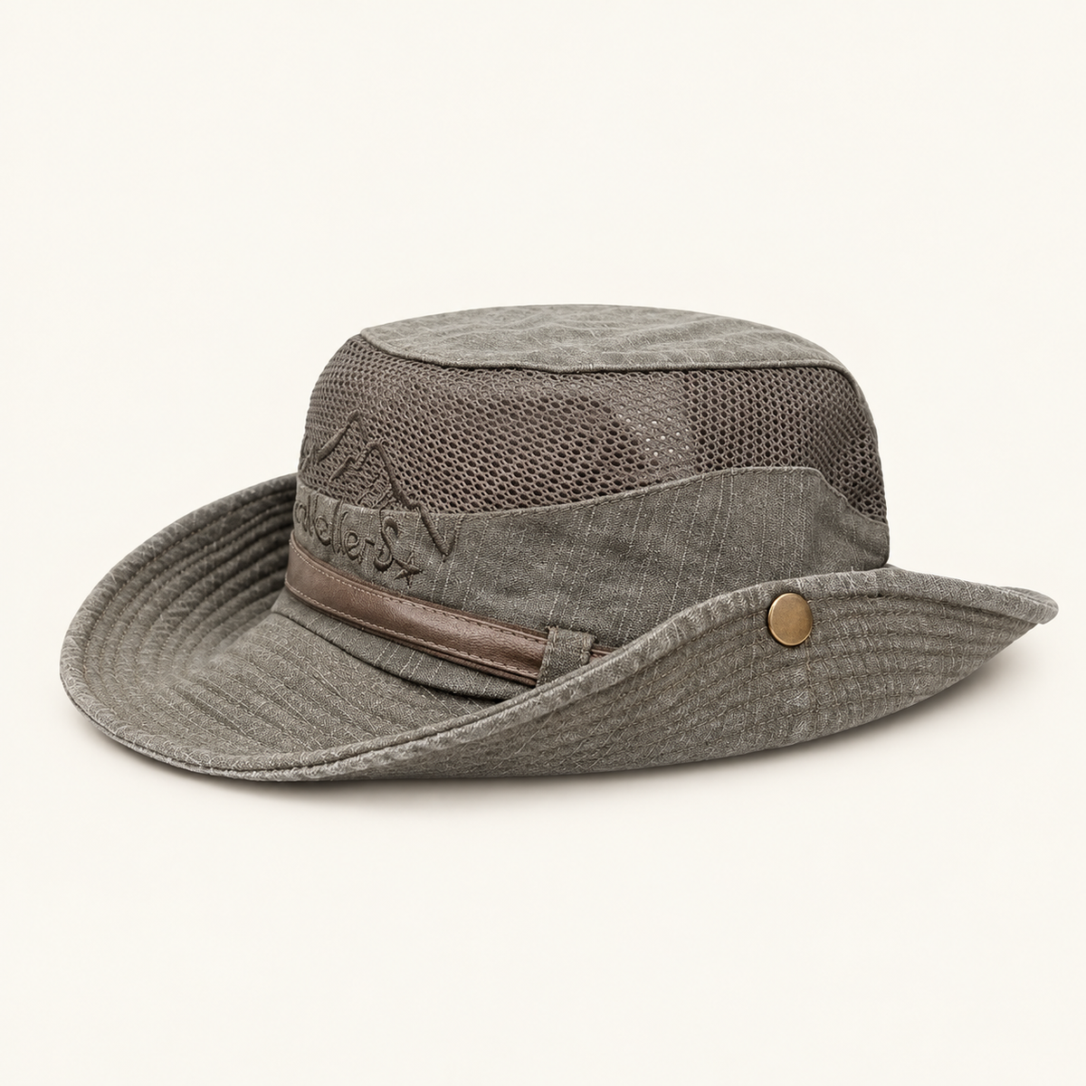 Sunbreak Wide-Brim Hiking Hat with Mesh Vents, view 3