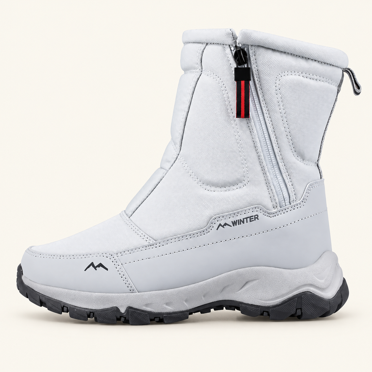 Snowdrift Insulated Winter Boots, Side Zip, view 3