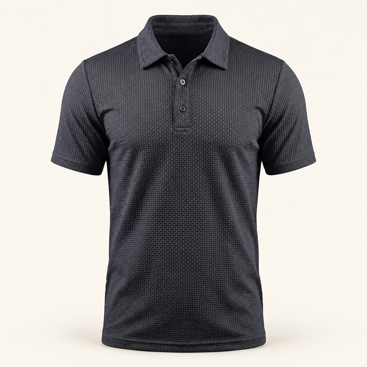 Dockside Men's Textured Stretch Polo, view 2
