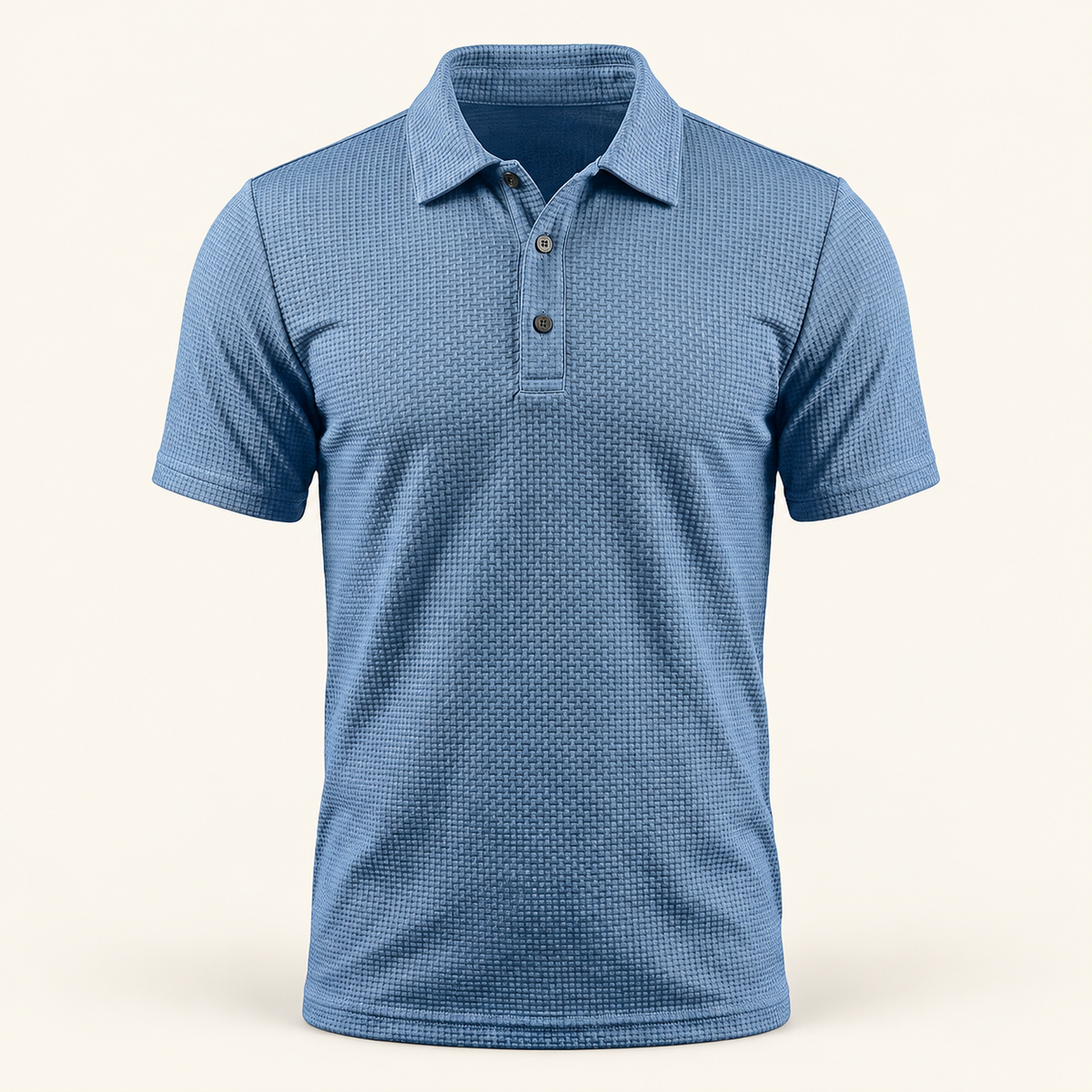 Dockside Men's Textured Stretch Polo, view 3