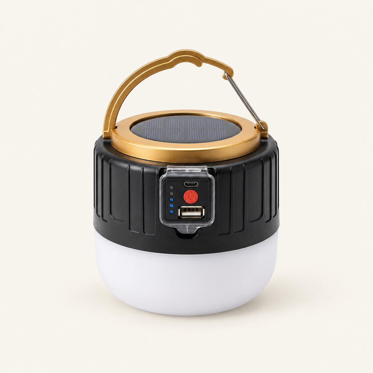 Aurora Camping Lantern, Solar and USB Rechargeable, view 2