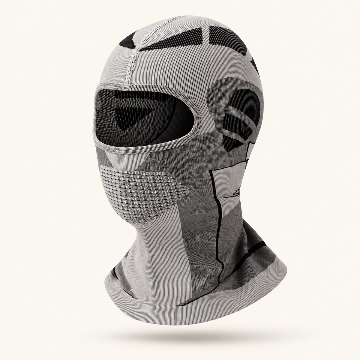 Flurry Knit Balaclava with Mesh Mouth Panel, view 1