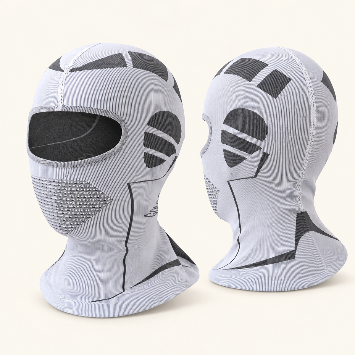 Flurry Knit Balaclava with Mesh Mouth Panel, view 3