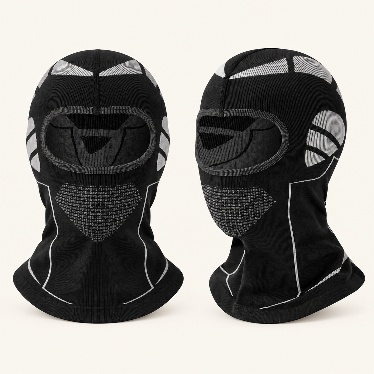 Flurry Knit Balaclava with Mesh Mouth Panel, view 4
