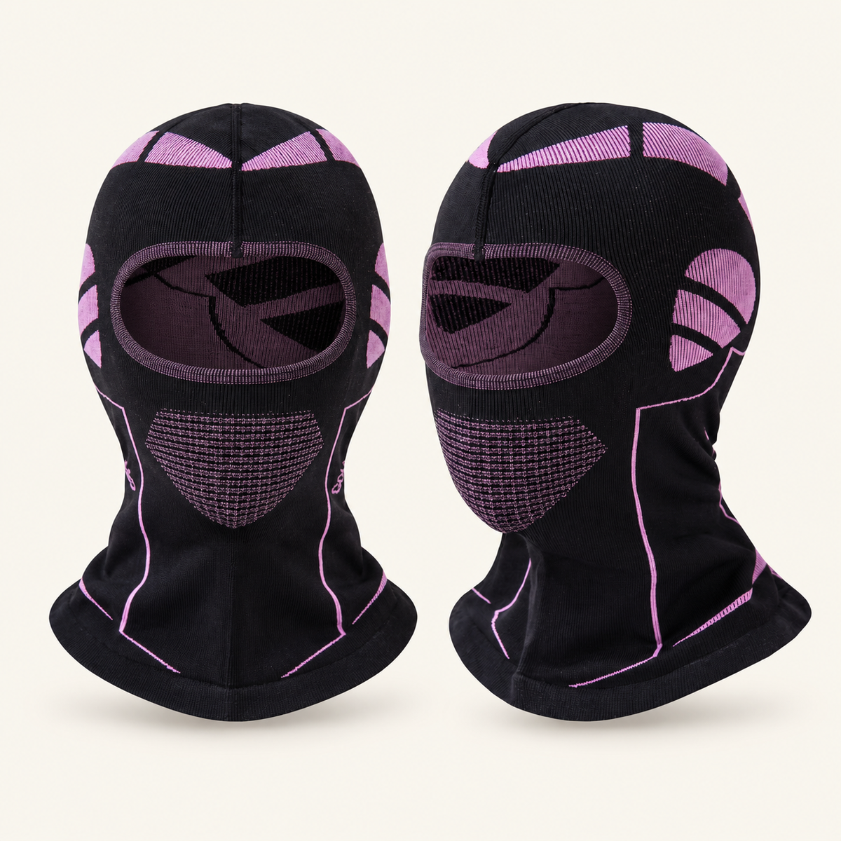 Flurry Knit Balaclava with Mesh Mouth Panel, view 6