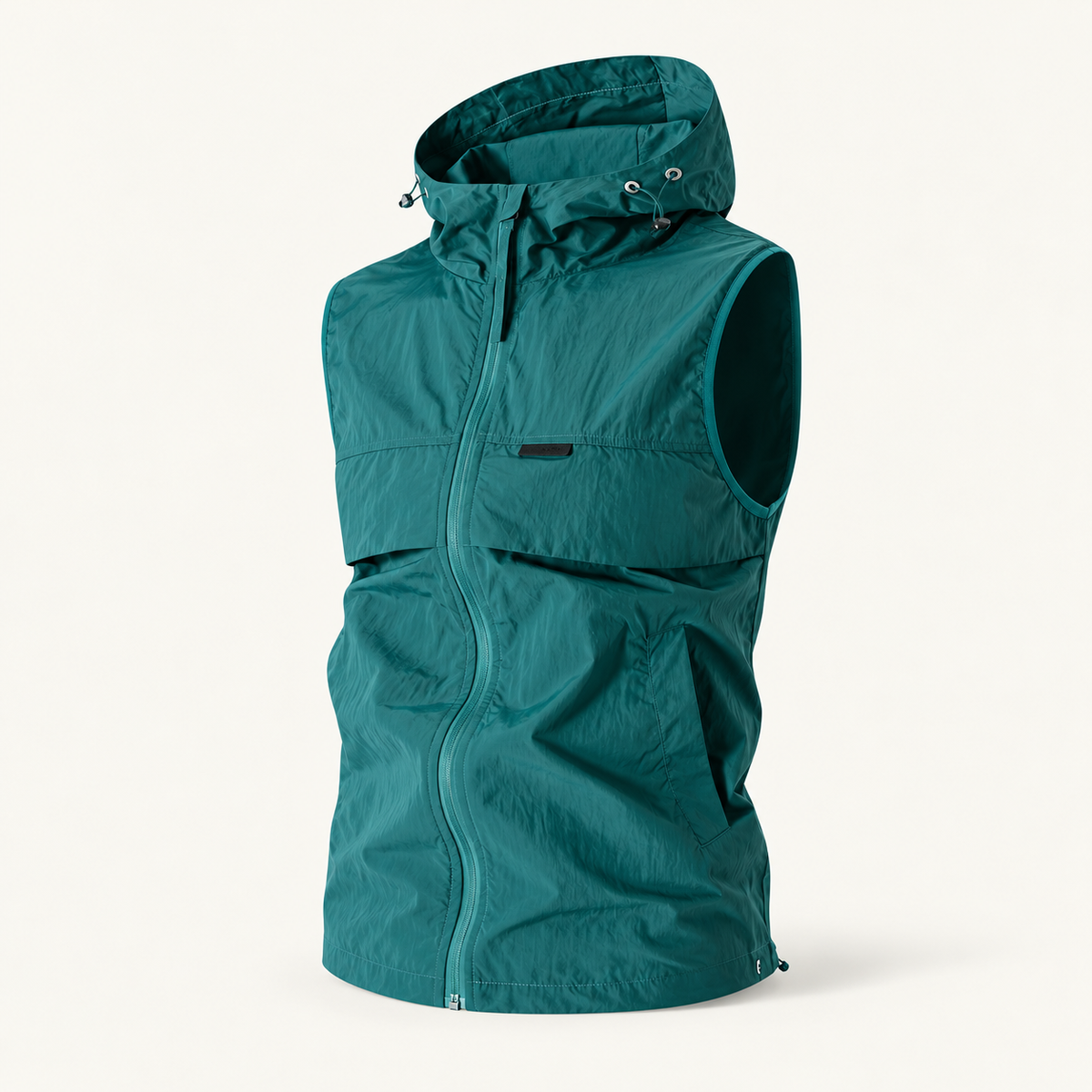 Inlet Men's Lightweight Hooded Vest, Full-Zip, view 1