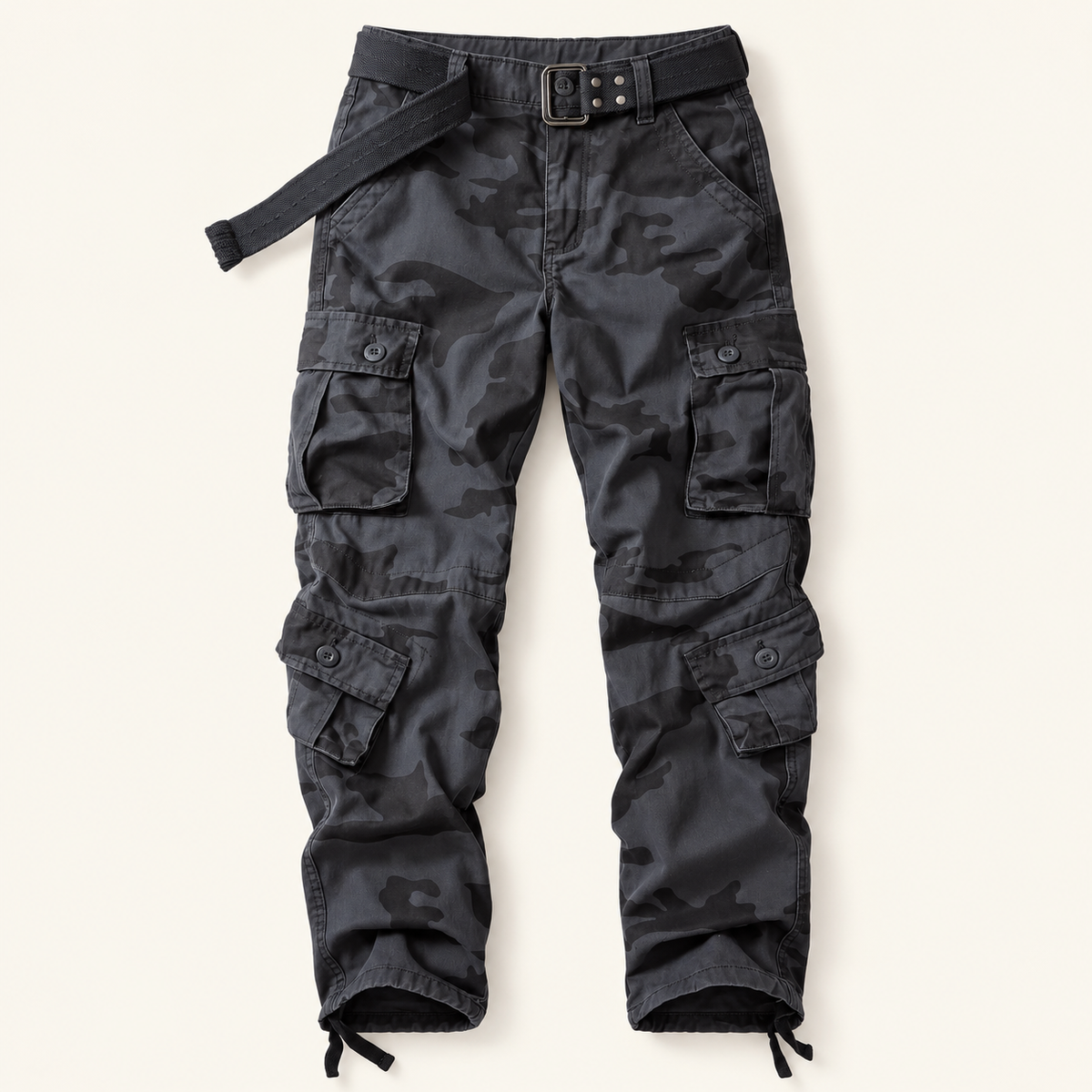 Backcountry Men's Eight-Pocket Camo Cargo Pants, view 1