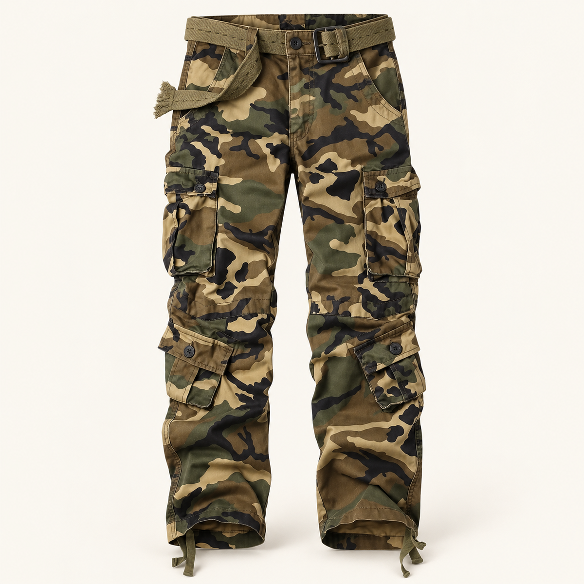 Backcountry Men's Eight-Pocket Camo Cargo Pants, view 2