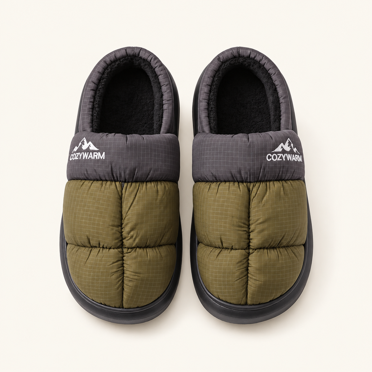 Hearth Camp Slippers, Fleece-Lined Closed-Back, view 1