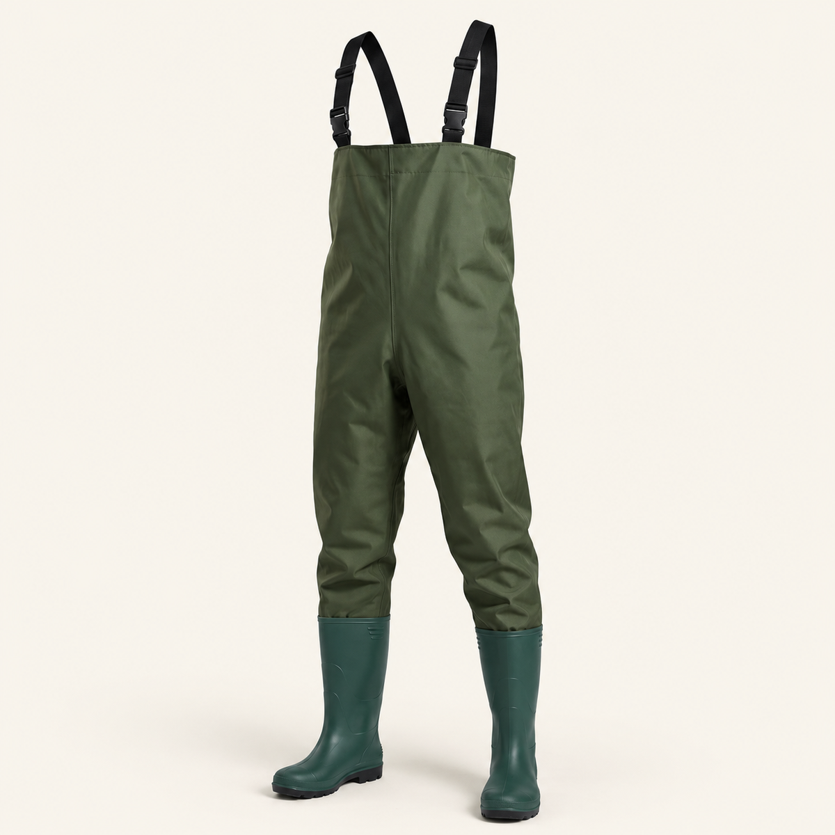 Backcountry Chest Fishing Waders with Built-In Boots, view 1