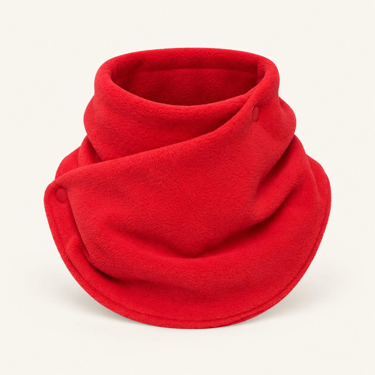 Flurry Fleece Neck Warmer with Snap Fasteners, view 2