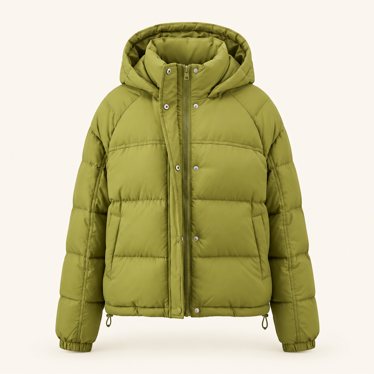 Fir Women's Short Hooded Down Jacket, view 1