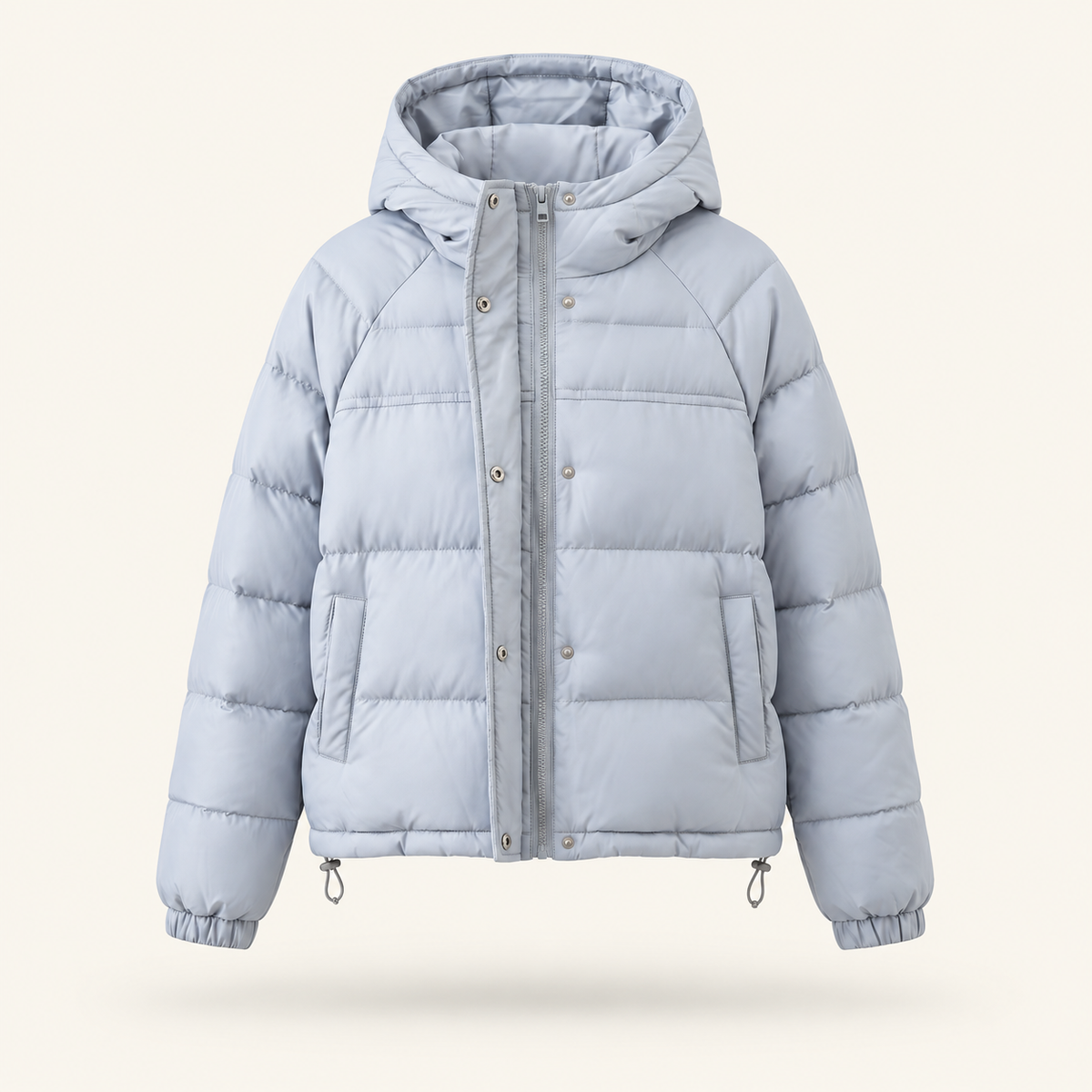 Fir Women's Short Hooded Down Jacket, view 5