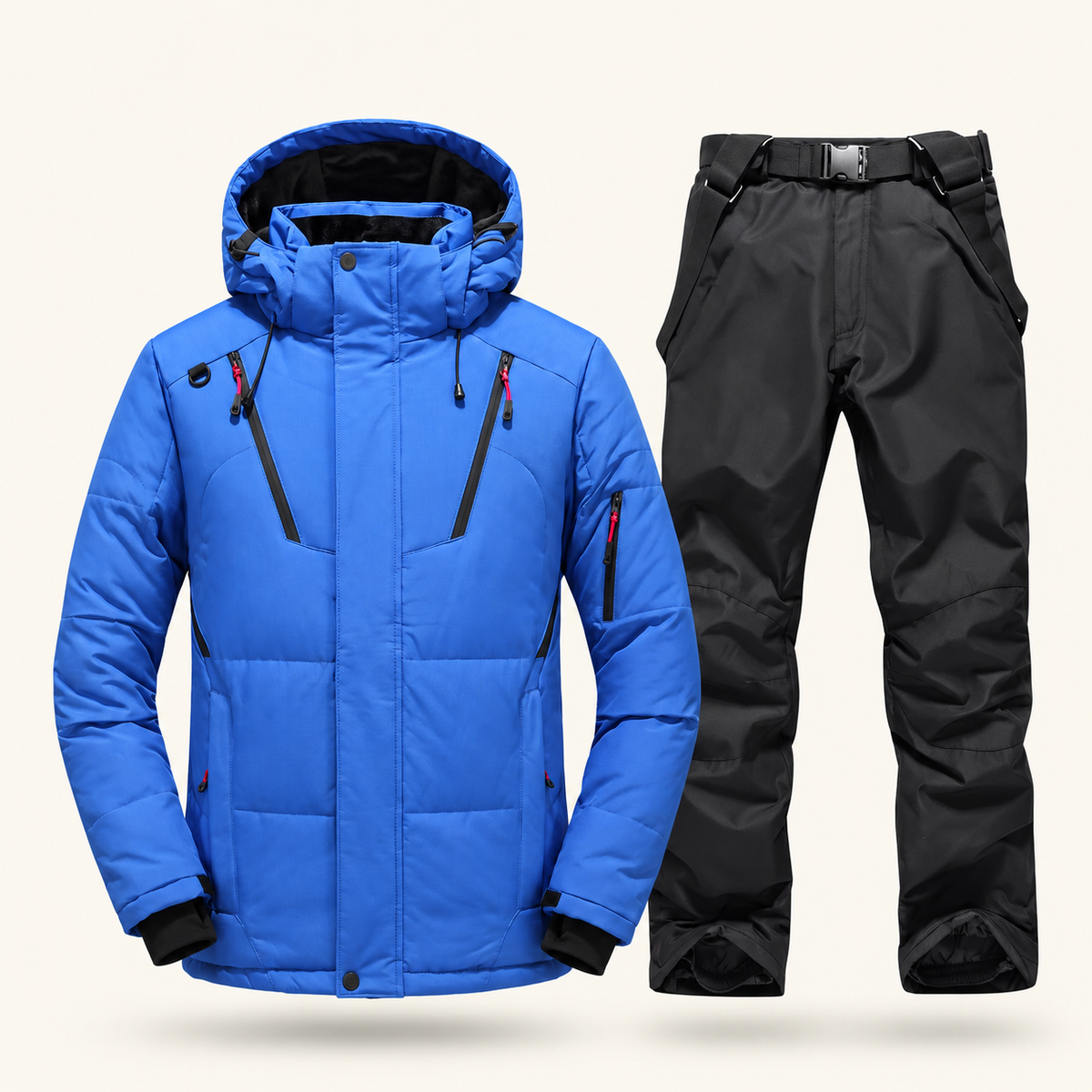 Snowline Men's Hooded Ski Jacket and Pants Set, view 1