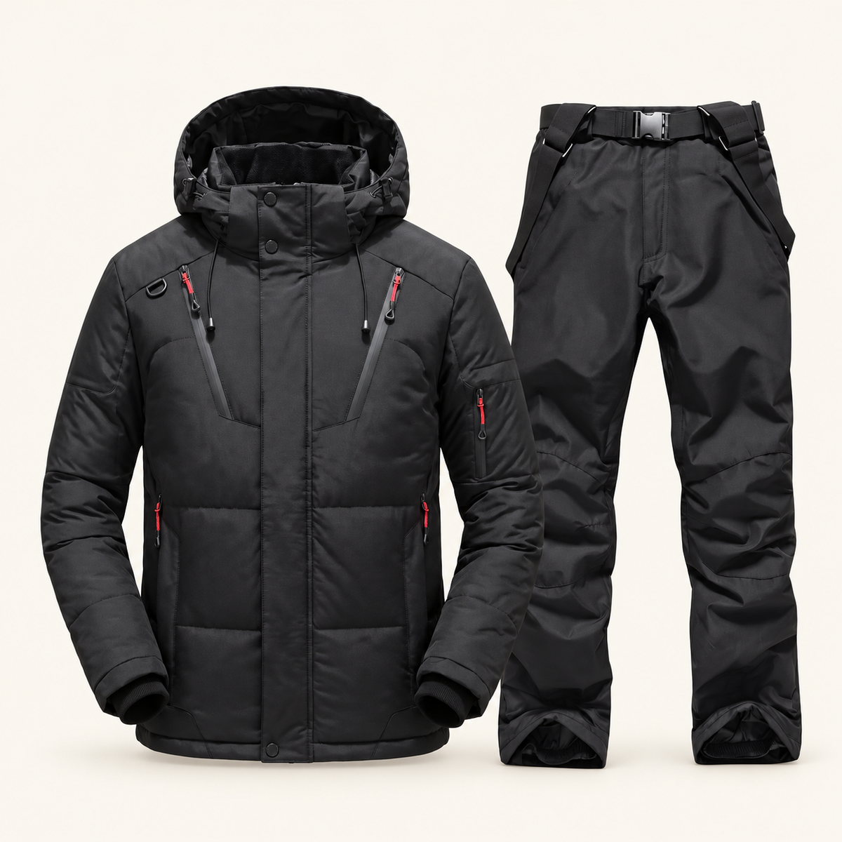Snowline Men's Hooded Ski Jacket and Pants Set, view 2