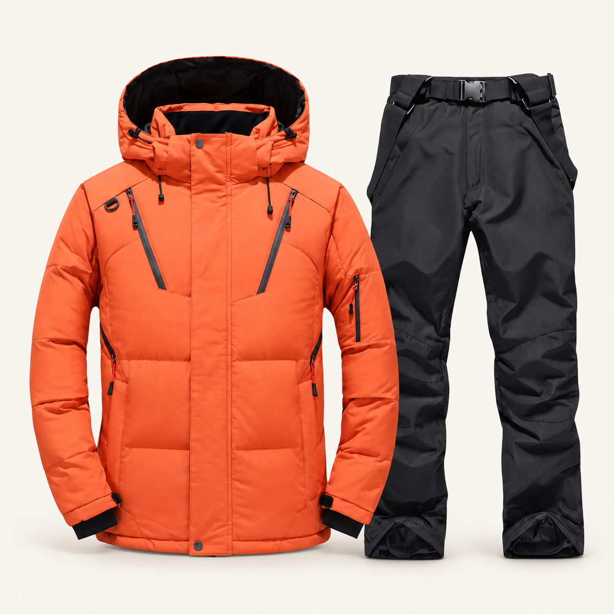 Snowline Men's Hooded Ski Jacket and Pants Set, view 5