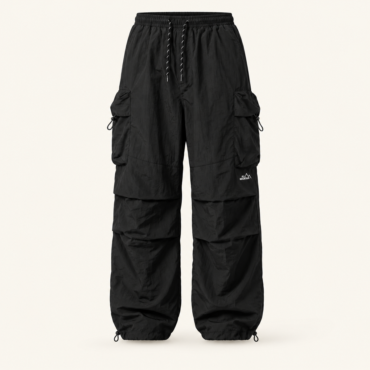 Ranger Men's Wide-Leg Parachute Cargo Pants, view 2