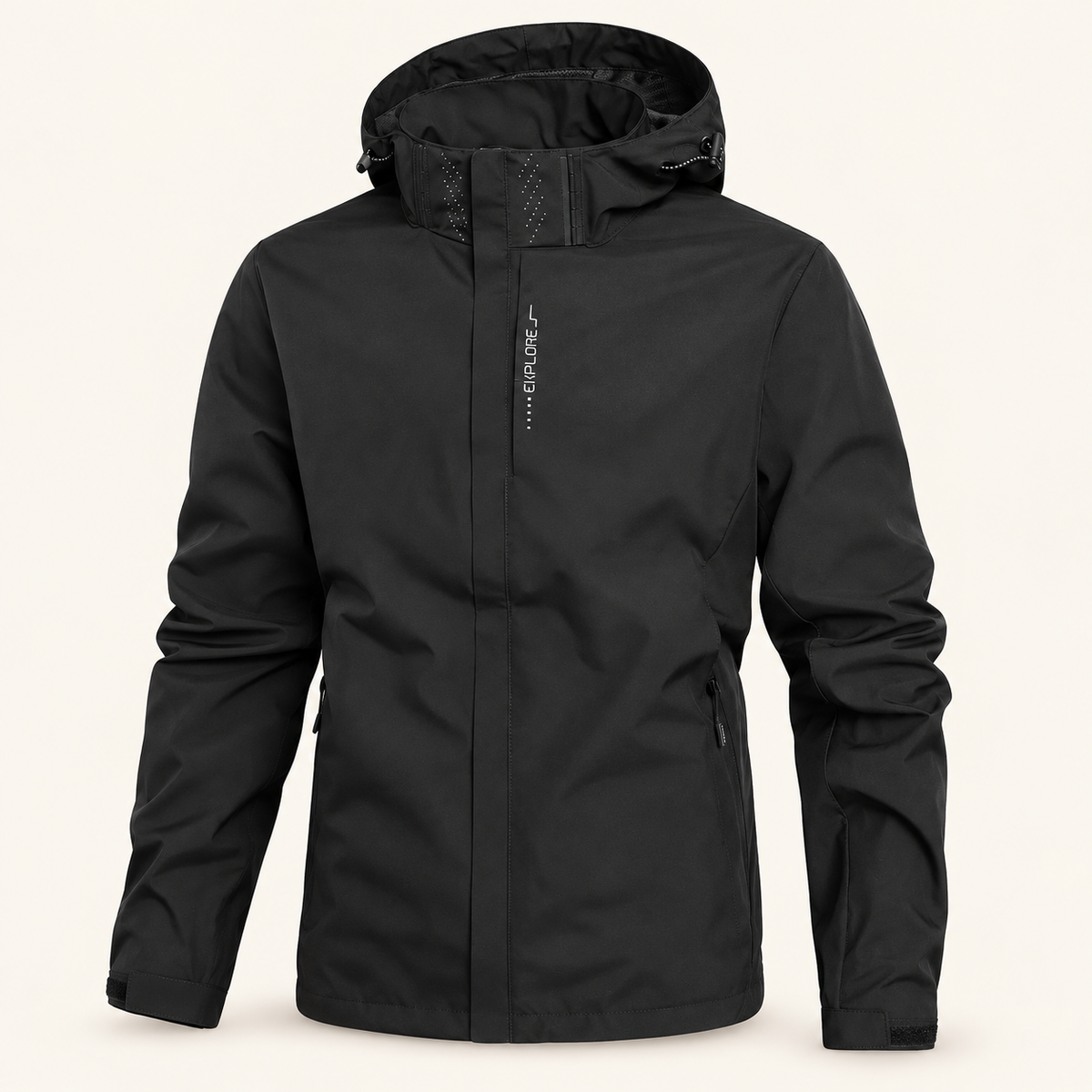 Riverbend Unisex Lightweight Jacket, Detachable Hood, view 1