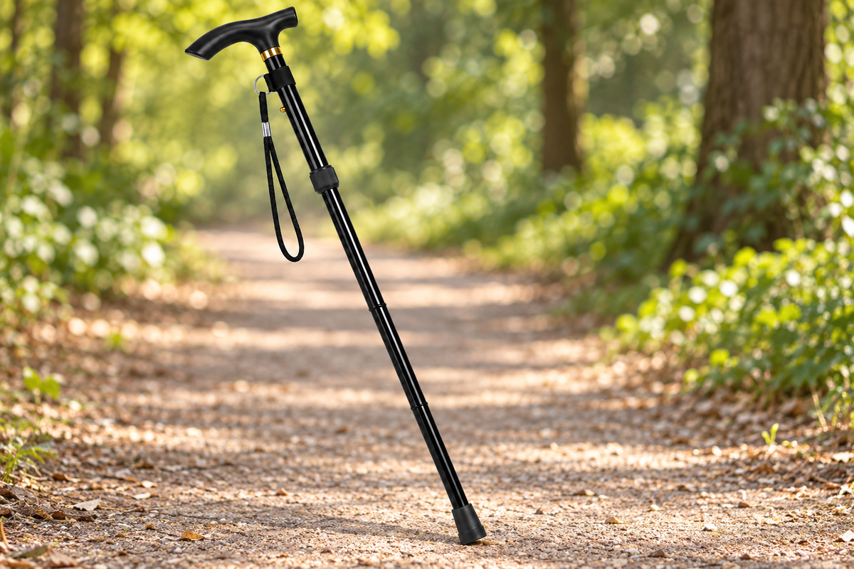 Steady Folding Walking Cane, Adjustable 85–95 cm, view 5