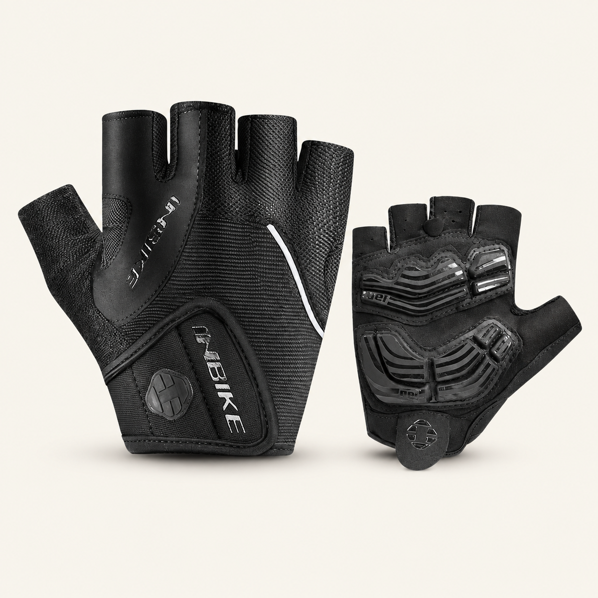 Railtrail Fingerless Cycling Gloves, Gel-Padded, view 3