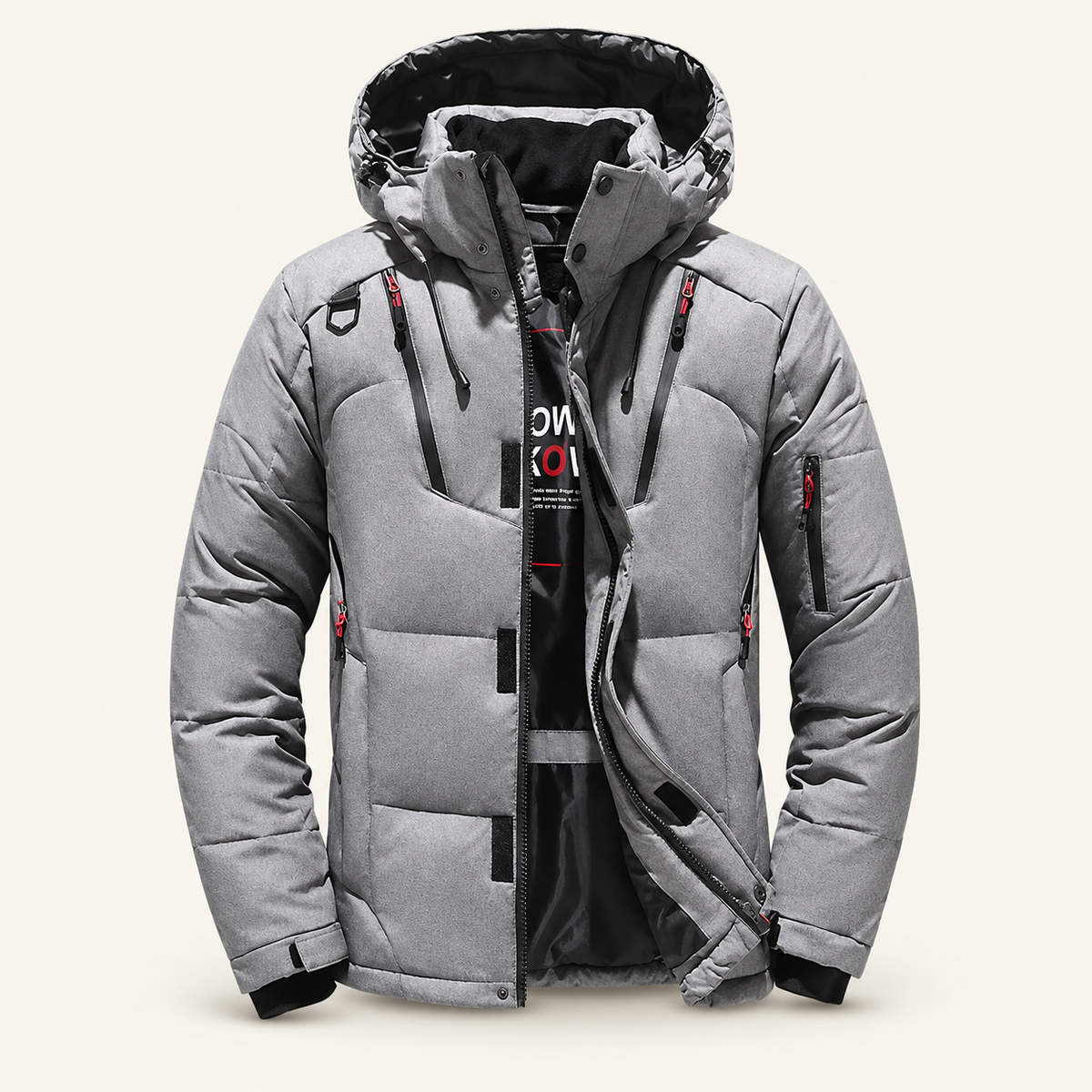 Tamarack Winter Jacket, Insulated and Quilted with Hood, view 4