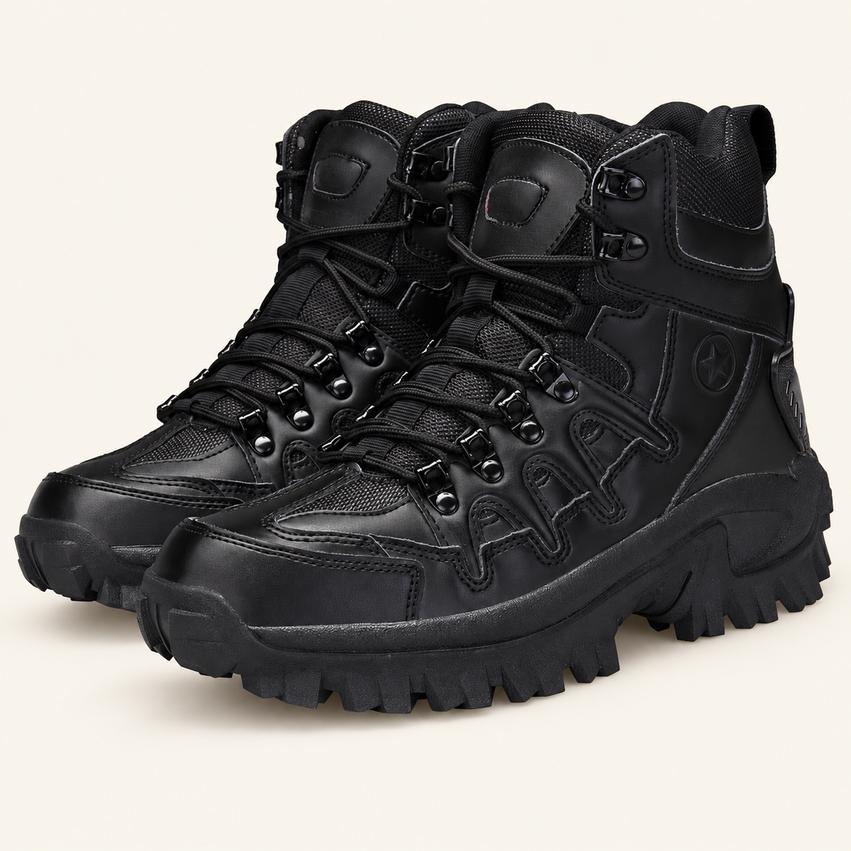 Granite Men's High-Top Hiking Boots, Side Zip, view 2
