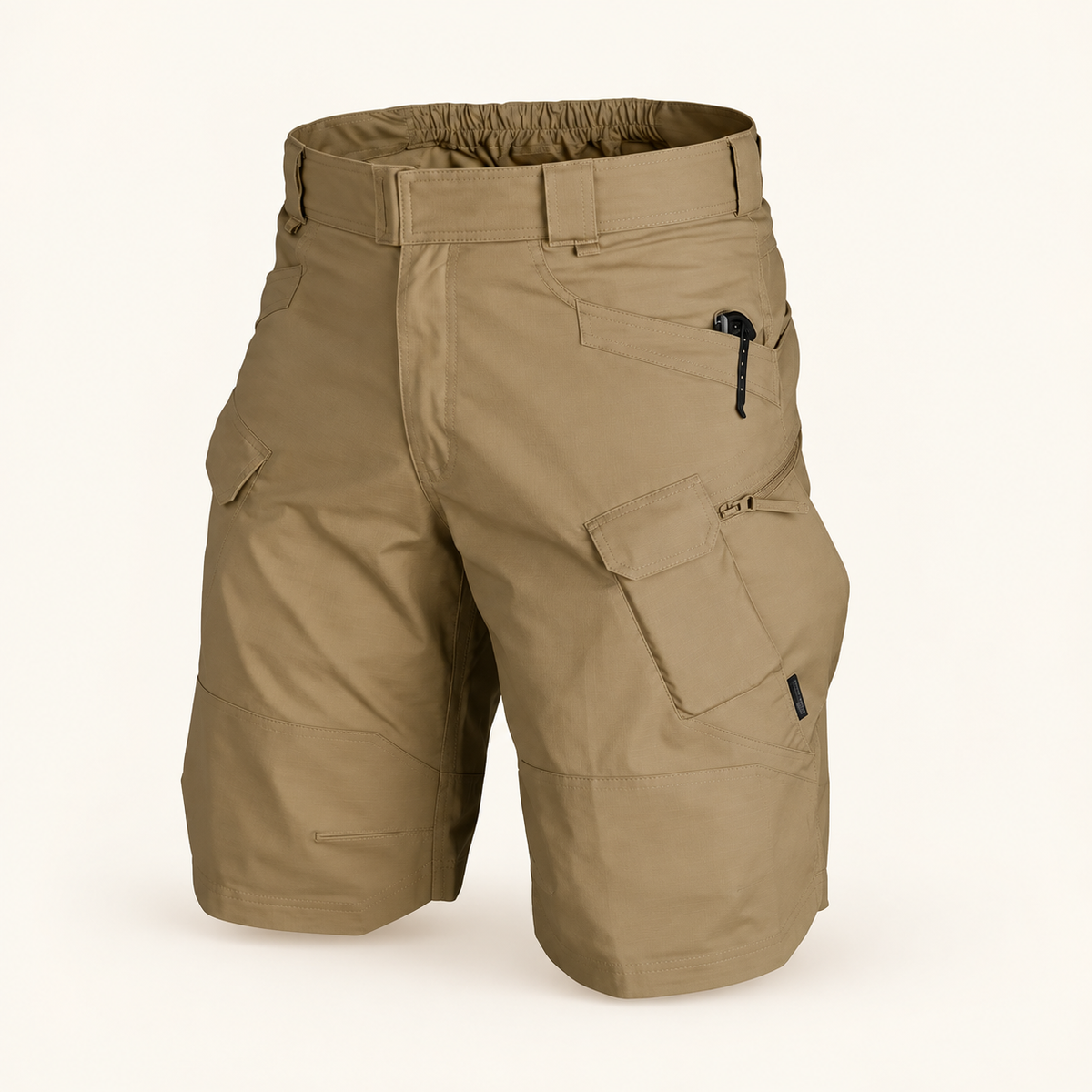 Ranger Men's Six-Pocket Cargo Shorts, Stretch Waist, view 2