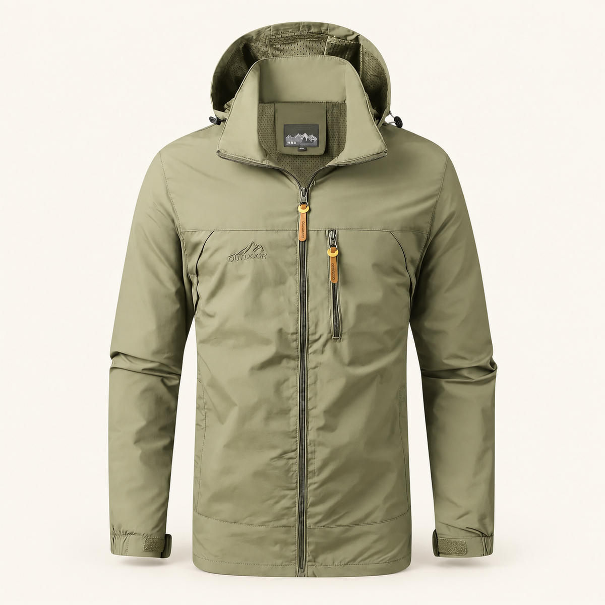 Headland Men's Spring and Fall Jacket, Detachable Hood, view 2