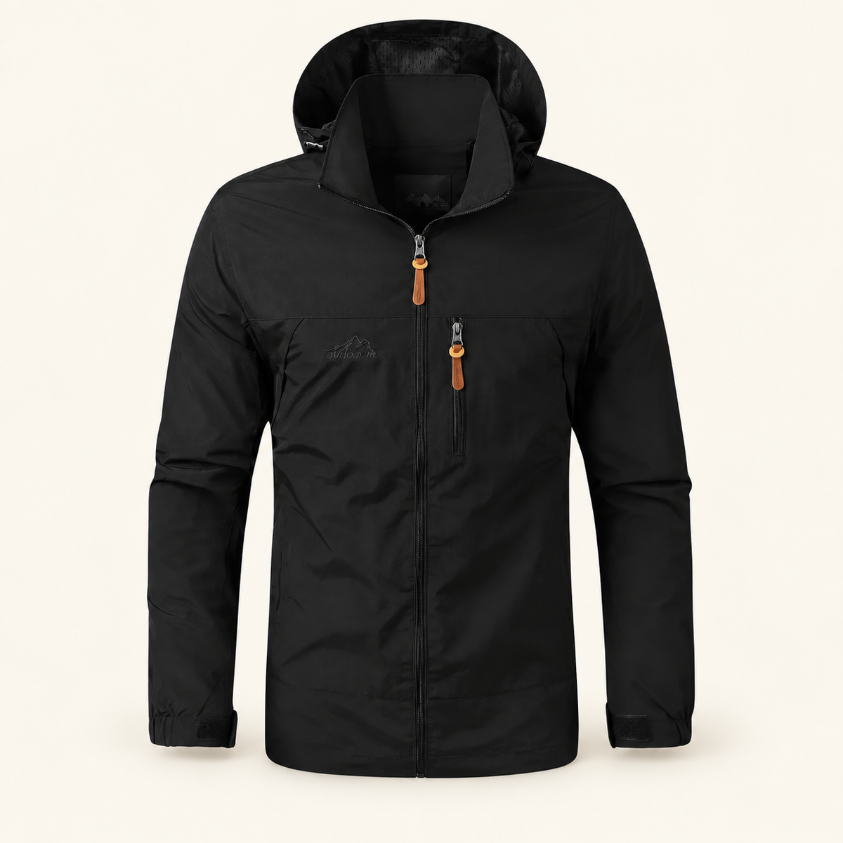 Headland Men's Spring and Fall Jacket, Detachable Hood, view 3