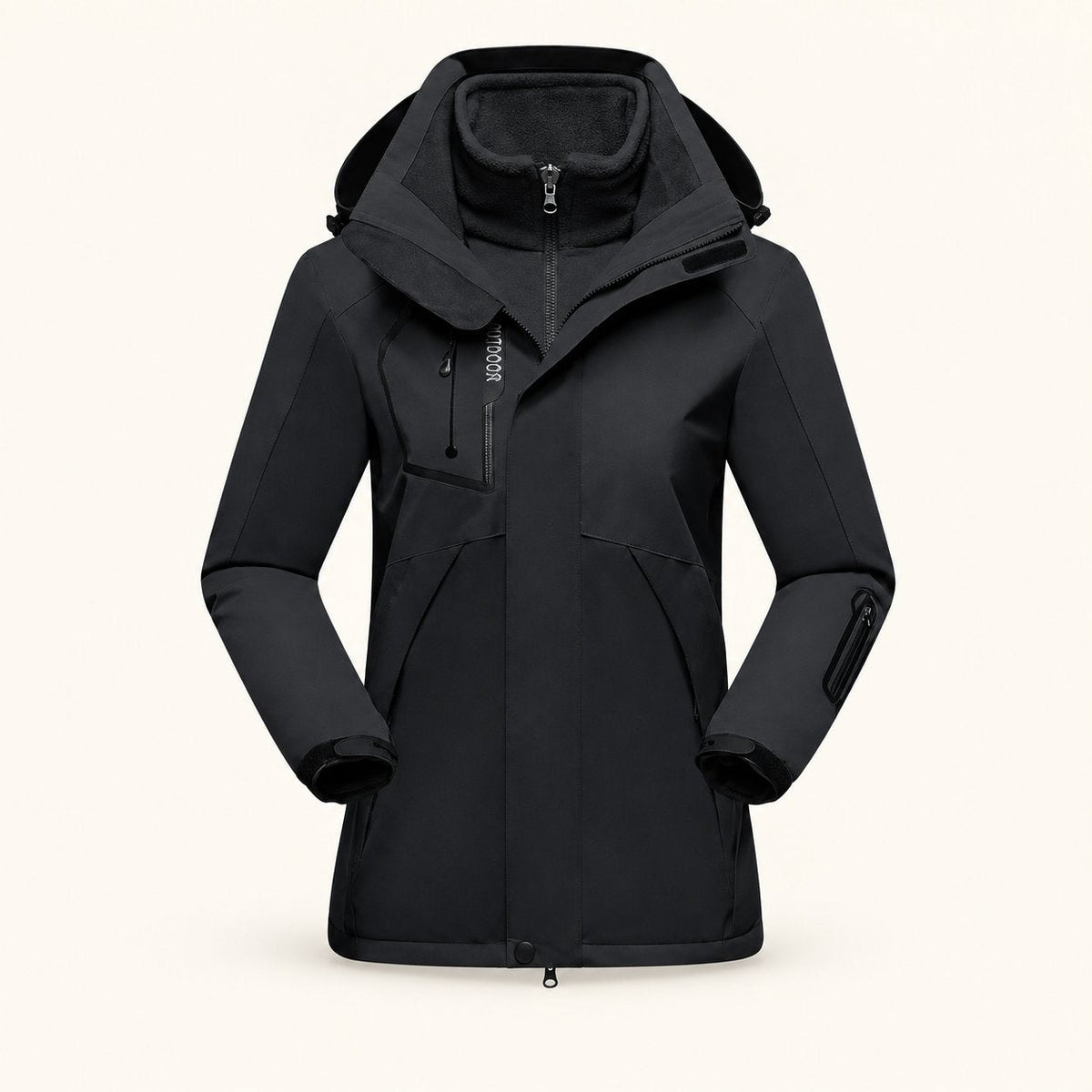 Hemlock Women's Fleece-Lined Outdoor Jacket, view 1