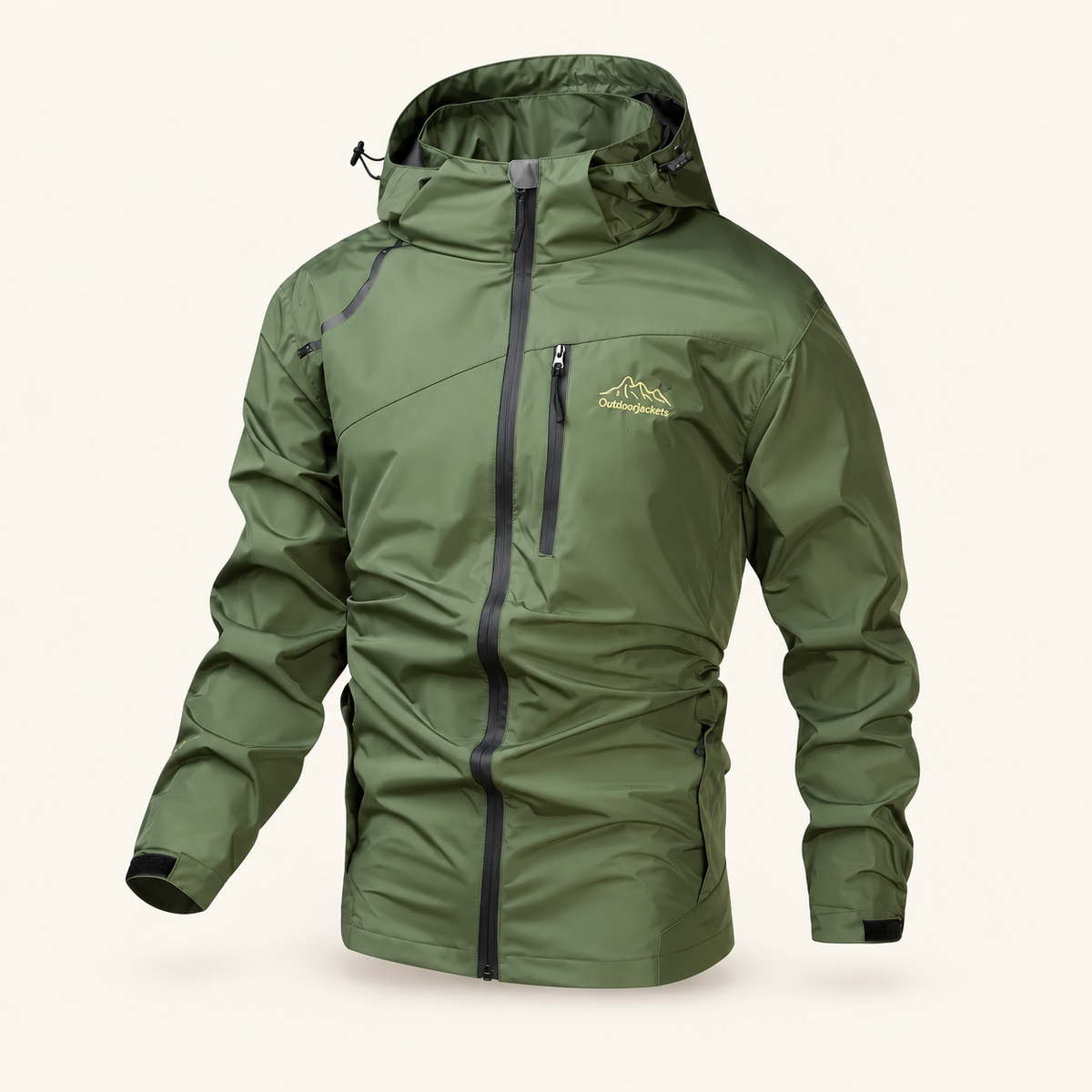 Shoreline Men's Jacket with Adjustable Hood, view 1